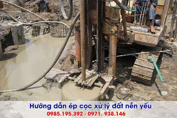 Phương Pháp xử lý ép cọc bê tông trên đất nền yếu